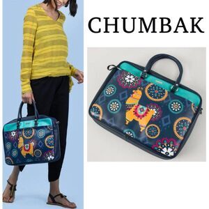 NWOT- Chumbak Llama Colorful Laptop Bag